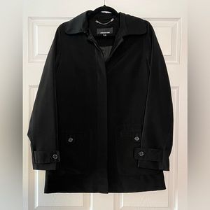 Jones New York, black rain coat, Size S